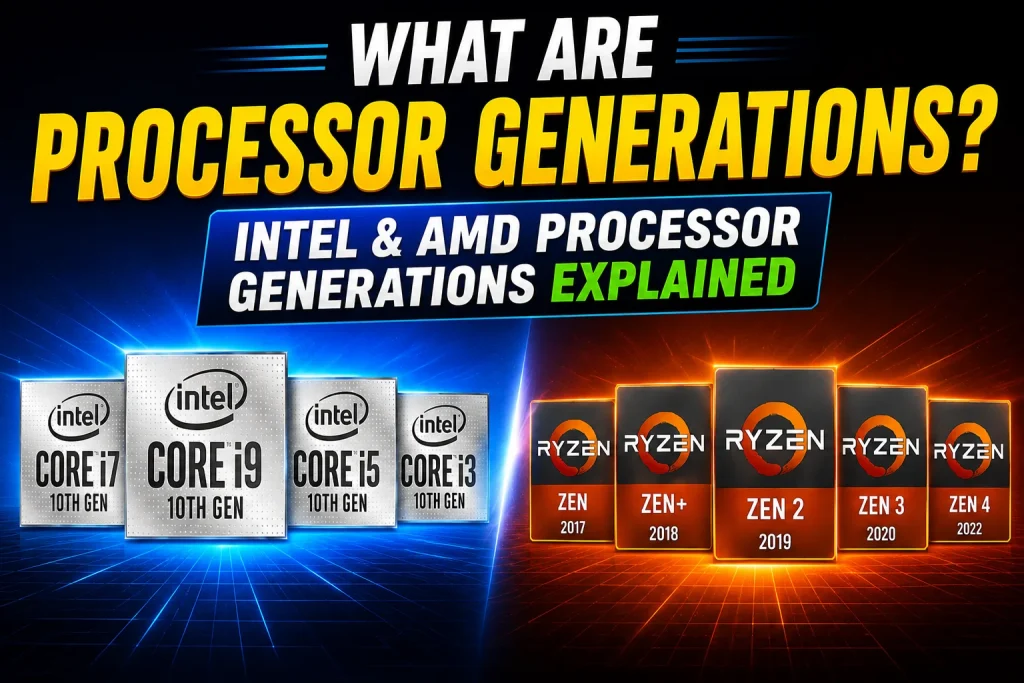 CPU Generations Explained: How Intel and AMD Number Their Processors