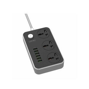 LDNIO SC3412 3 AC Outlets with 3 QC3.0 USB Ports