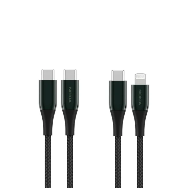 Nokia P8200C Combo USB-C & Lightning Data Cable